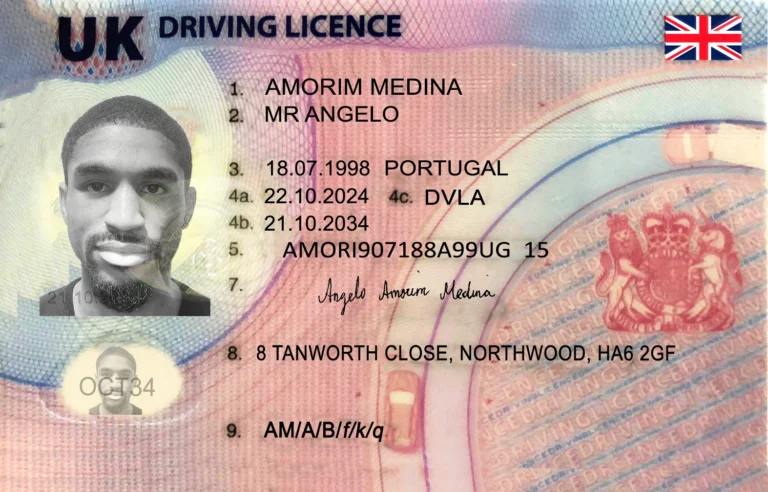 Full UK Driving Licence